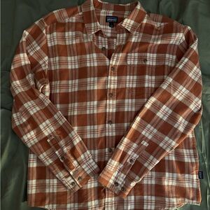 Patagonia Featherweight Plaid Casual Button Down Shirt